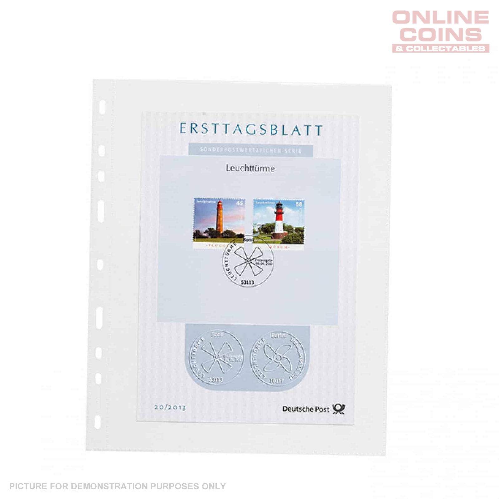 Optima Easy Plastic Sheets 1 Pocket Clear Pack of 50